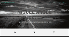 Desktop Screenshot of miguelangeljulvez.com