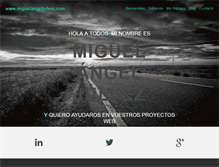 Tablet Screenshot of miguelangeljulvez.com